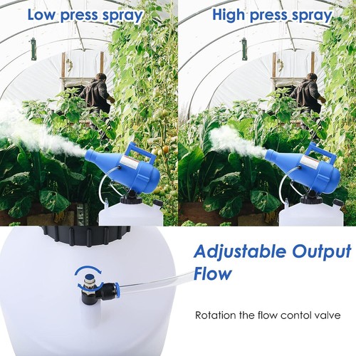 4.5L Sanitizer Sprayer Handheld Disinfectant Fogger Nano Steam Sprayer 1200W - Picture 14 of 19