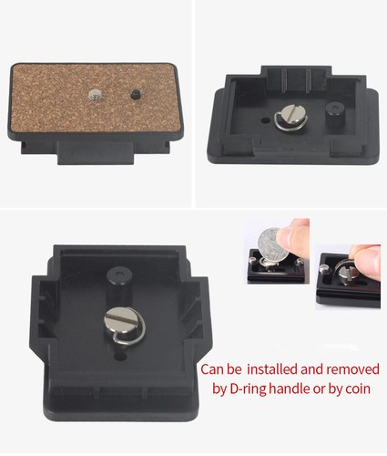 Quick Release Plate for Velbon QB-6RL PH-368 VCT-870RM VCT-880RM 860 950 Tripod - Picture 3 of 5