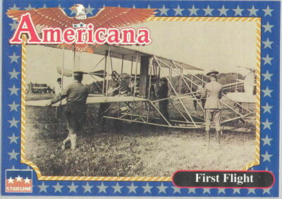 FIRST FLIGHT #203 - 1992 Americana Aviation Historical Collectible Trading Card