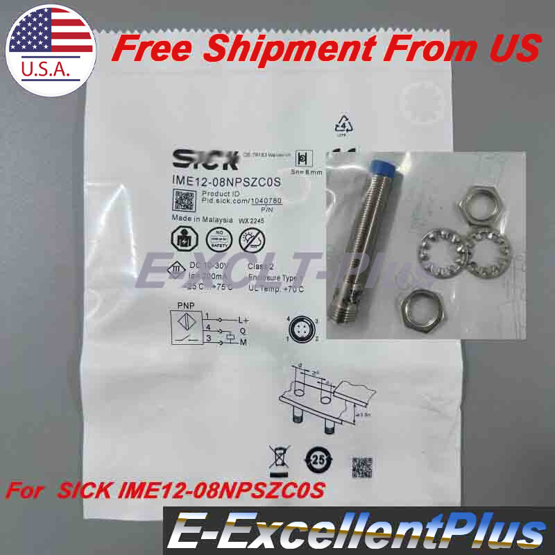 For SICK IME12-08NPSZC0S IME12-08NPSZCOS Proximity Sensor Switch 10-30VDC 200mA