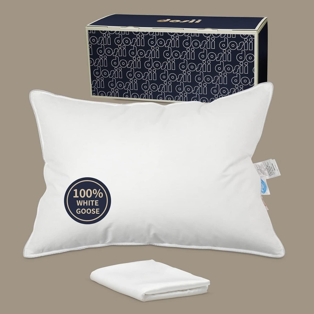 Cloudtop Goose Down Pillows: Luxury Hotel 100% Goose Down Pillow w