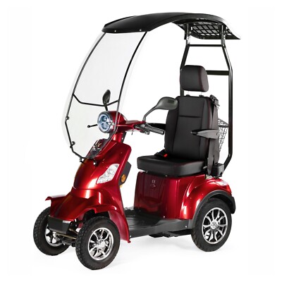 4-Rad-Elektro-Scooter Faster mit Verdeck und verstellbarem Kapitänssitz 1000W