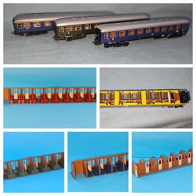 MAUSIS 3D DRUCK Märklin H0 4023,4027,4032,4051 - Einrichtung Mehrfarbig. Varianten 3D Druck. Neu