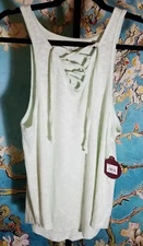 NWT So Junior Hilo Lace Up Front Sleeveless, Size Medium, Retail $24.00