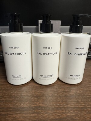 Byredo D'Afrique Shampoo - Conditioner - Body Wash Bundle Jumbo 450ml ***New***