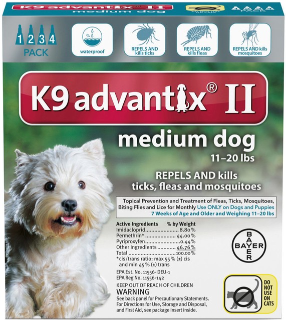 k9 advantix medium dog 2 pack