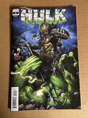 HULK #9 VS PREDATOR VARIANT FIRST PRINT MARVEL COMICS (2022) HULK PLANET