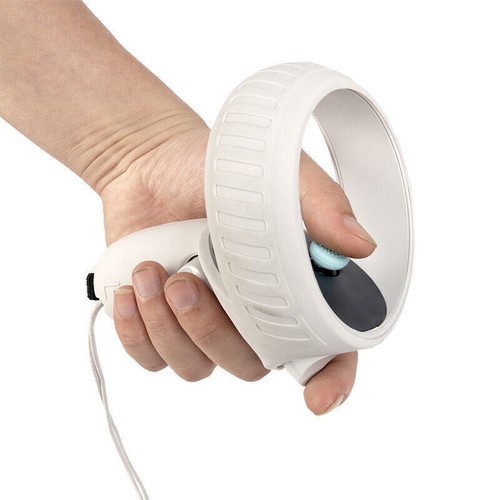For Oculus Quest 2 VR Soft Silicone Handle Grip Cover Handle Strap Protector CCG - Picture 11 of 13