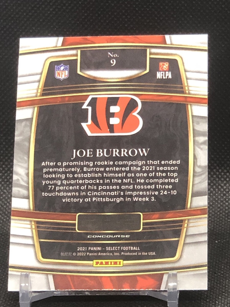 2021 Panini Select Joe Burrow Cincinnati Bengals #9 | eBay