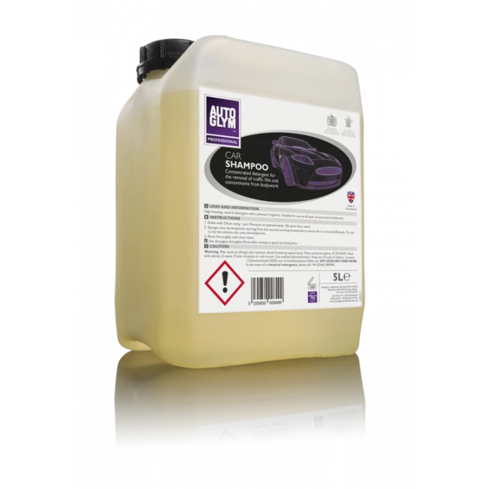 AUTOGLYM CAR SHAMPOO 5 LITRE - PROFESSIONAL RANGE - TRADE PURE SHAMPOO - Image 1 of 1