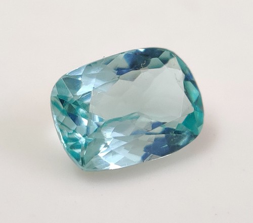 1.15cts Natural AAA Paraiba Blue Apatite Cushion Cut Loose Gemstone For Jewelry - Picture 8 of 17