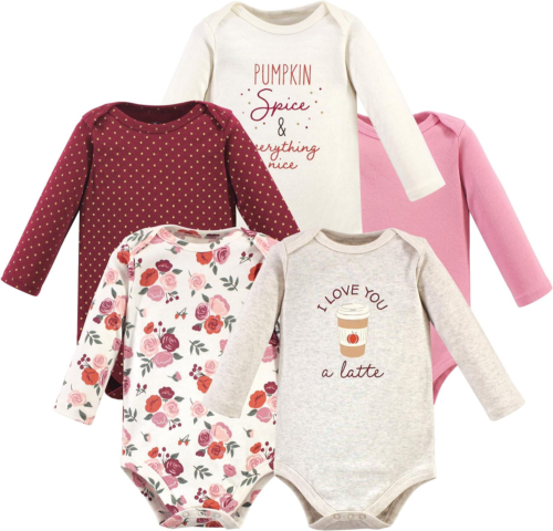 Unisex-Baby Cotton Long-Sleeve Bodysuits - Picture 5 of 12