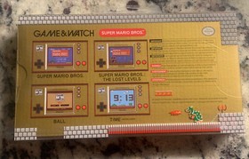 Nintendo Game and Watch Super Mario Bros Electronic Handheld IN HAND SHIPS TODAY