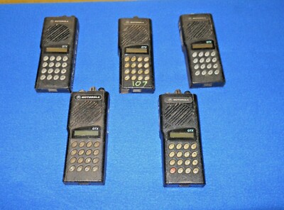 LOT OF 5 MOTOROLA GTX TWO WAY RADIOS #H11UCD6CB1AN | eBay