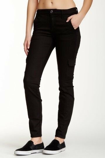 Joe's Jeans Womens Corporal Skinny Ankle Pants With Side Pockets