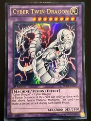 Cyber Twin Dragon SDCR-EN037 Ultra Rare 1st Edition