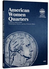 Whitman Folder 4985 American Women Quarter 2022-2025  PDS  Album / Book  25 cent