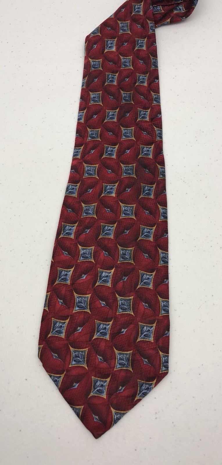 Robert Talbott Studio Tie Red Multicolor 100% Sil… - image 4