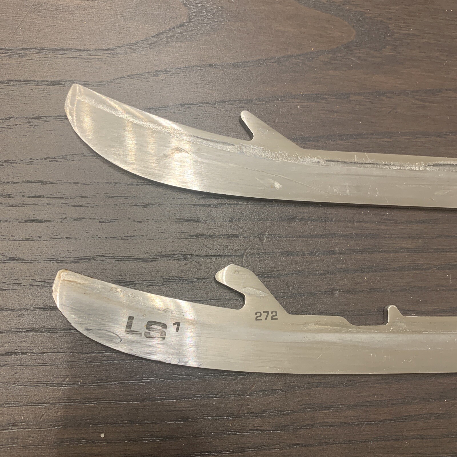 Bauer Tuuk LS1 Edge Skate Blades Stainless Steel 272mm Replacement - sharpened