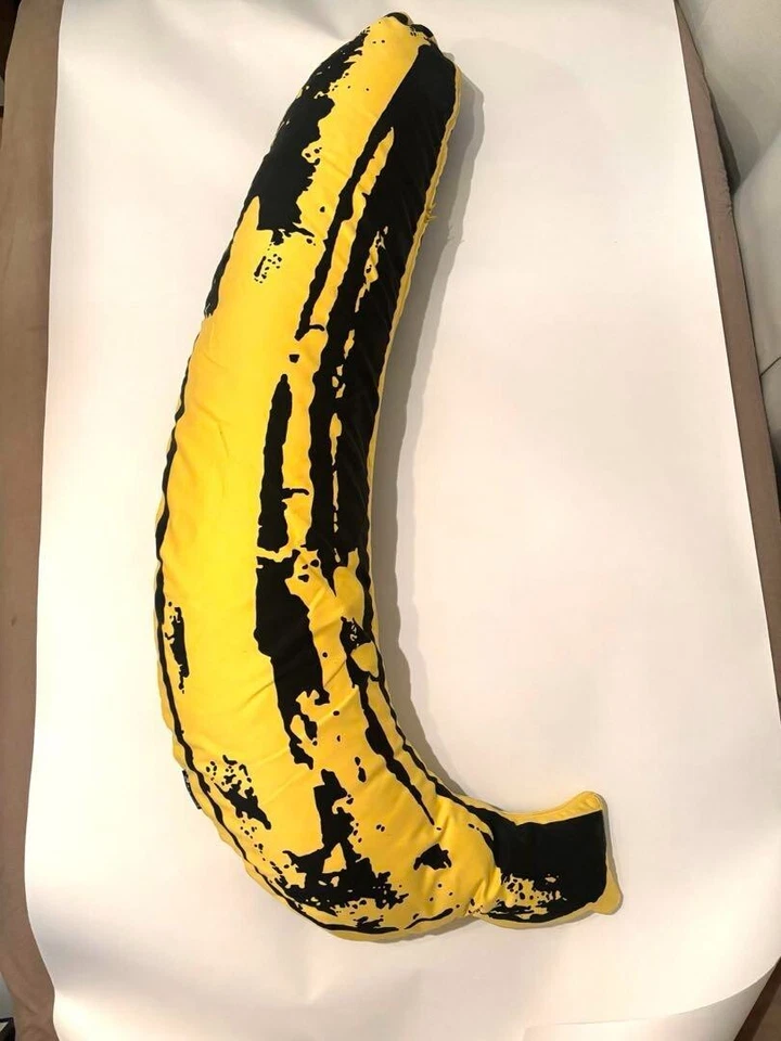 MEDICOM TOY x Andy Warhol Banana Plush 48 inch - Image 2 of 4