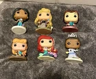 Funko Pop! Disney Ultimate Princess Set Of 6 Ariel Belle Jasmine Tiana Loose