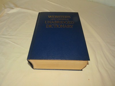 WEBSTER`s new universal unabridged Dictionary-Deluxe Second Edition-McKechnie