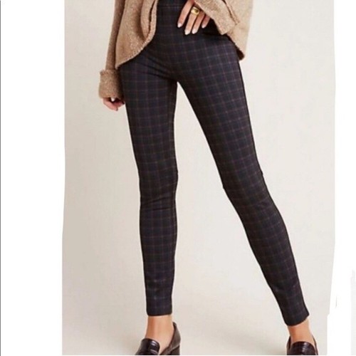 Anthro Sanctuary Plaid Pull On Pants 