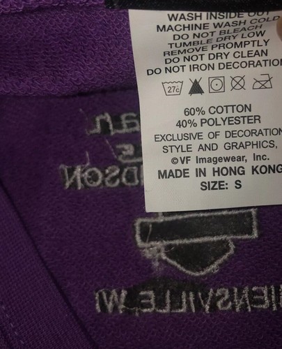 Harley Davidson S NWT Sweatshirt Purple Embroidered Tie Bottom Pocket Womens - Picture 4 of 10