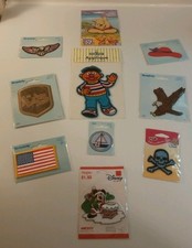 Iron On Applique Lot of 9 Patches All NIP Ernie Winnie the Pooh Eagles