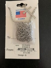 Inspirational Jewelry Silver Cross Necklace New On Card Made In USA