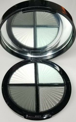 Pigment Lidschatten Palette Makeup Lidschatten Schimmer Metallic Aqua Grau Weiß - Bild 4 von 5