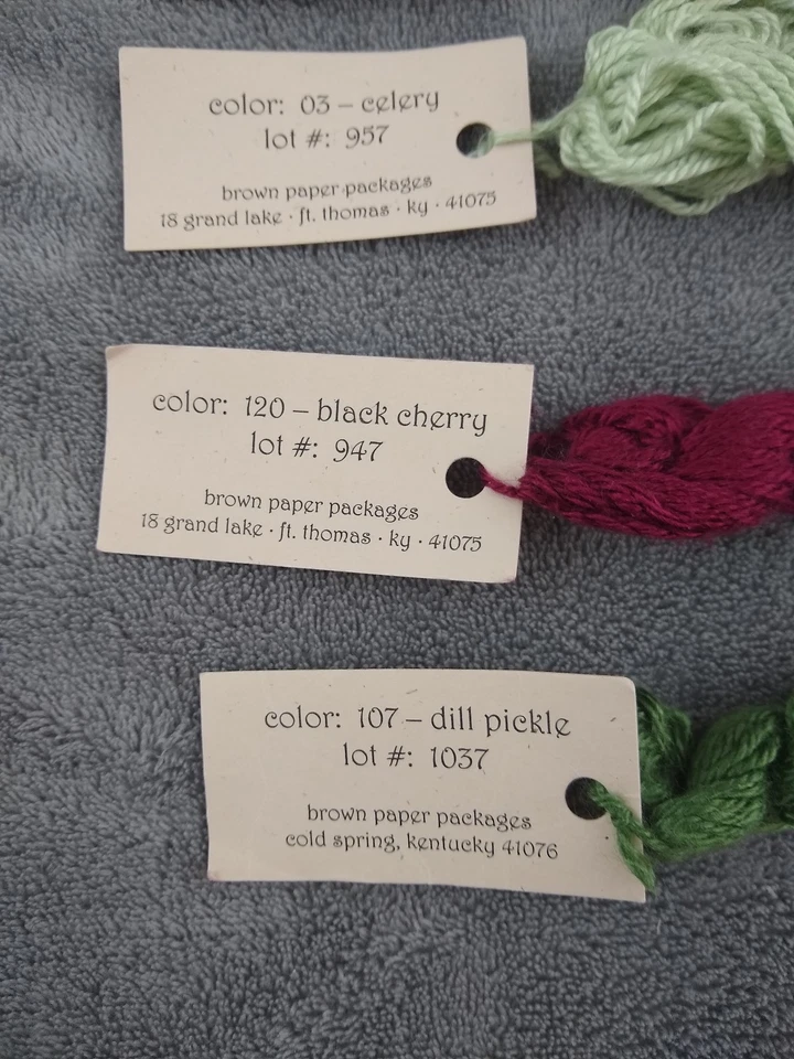 8 Silk & Ivory 50% Silk / 50% Wool Needlepoint Thread Fiber - Brown Paper Pkg - Image 4 of 4