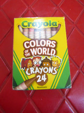 NIB Box of 24 COLORS Of The WORLD CRAYOLA CRAYONS - 2020