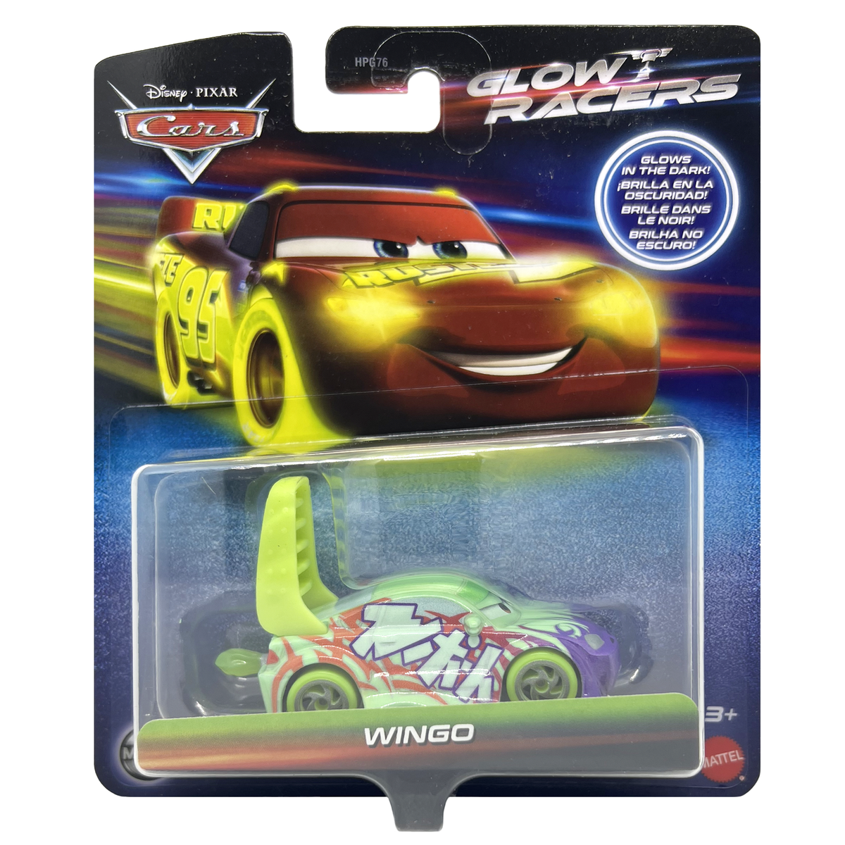 Disney Pixar Cars Glow Racers Toys Metal Vehicle 1:55 Scale