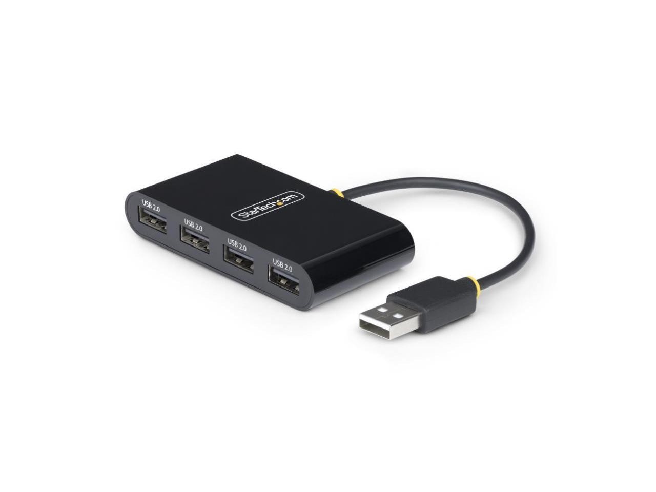 STARTECH 4-Port USB 2.0 Hub, USB Bus Powered, Small Travel M
