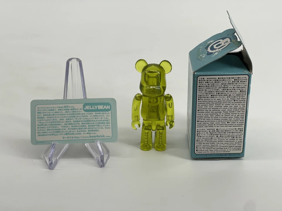 Bearbrick - Serie 16 Jellybean (Be@rbrick)- Soda Verde Transparente Foto 3 de 4