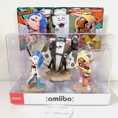amiibo Splatoon Raiders Set Deep Cut Japan New