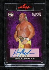 2022 Leaf Pro Set Sports All-Power Team Purple 1/5 Hulk Hogan #APT-HH1 Auto 12ih