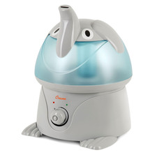Crane Cute Animal Humidifier for Kids Bedroom and Nursery, 1 Gallon, Elephant