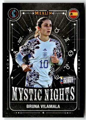 Topps Merlin Women's Euro 2025 No. Bruna Vilamala National Debut Mystic Nights
