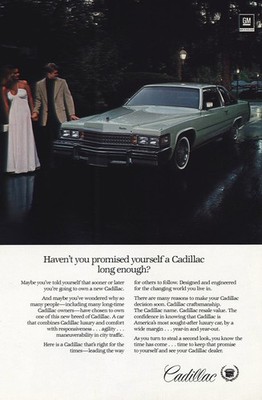1978 Cadillac: Haven't You Promised Yourself Vintage Print Ad