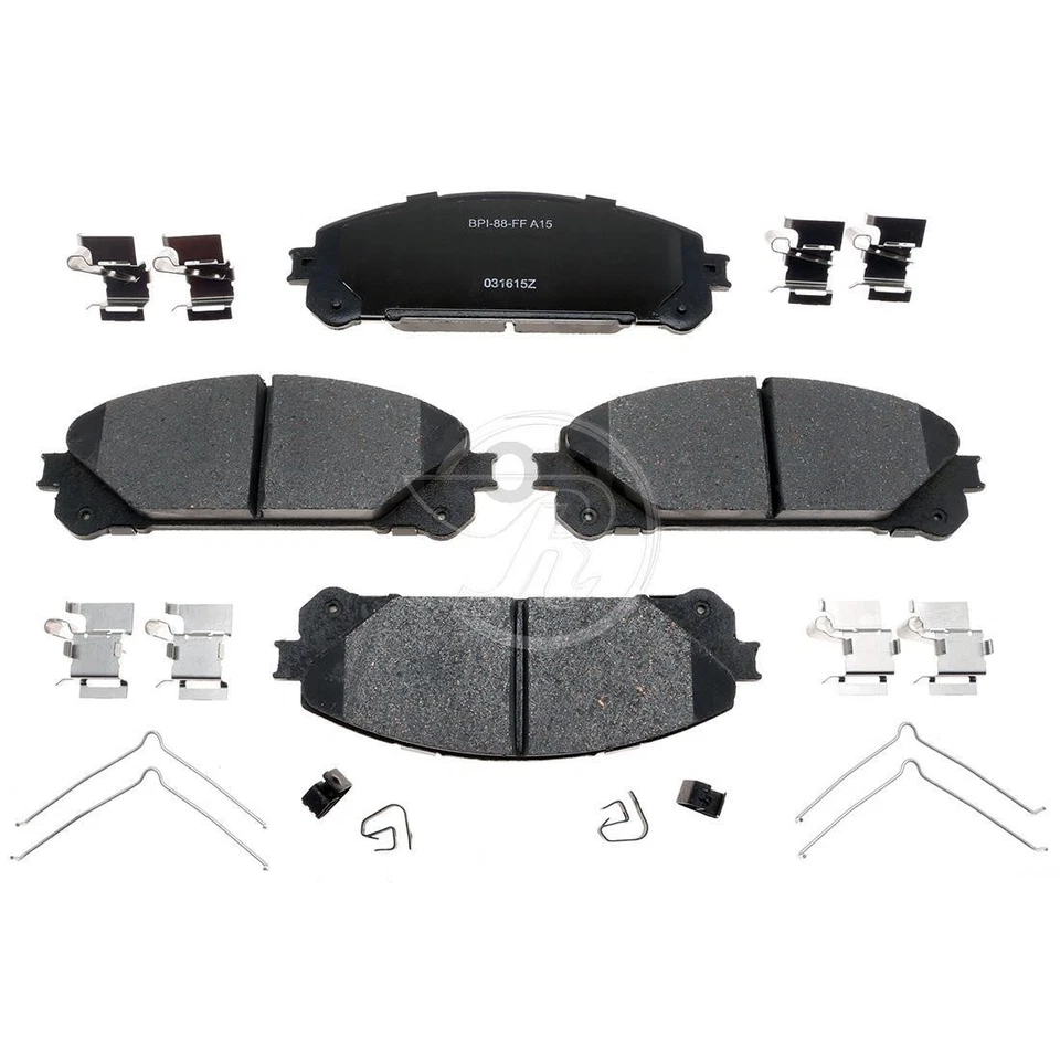 Kit de rotores de freno delanteros y pastillas de freno de cerámica para Lexus RX350 2010-2015 Foto 2 de 4