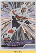 2023-24 Upper Deck Series 2 Young Guns Outburst Uvis Balinskis #476 READ 07pz