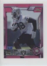 2015 Topps Chrome Mini Rookies BCA Pink Refractor 6/25 Clive Walford #156 1u6