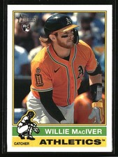 2025 Topps Heritage Willie MacIver Rookie #533 RC Athletics