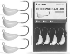 Sheepshead Jigs Standup Style Jigheads W/ 4~10PCs 3X Strengthened Hook Equipped