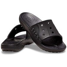 Crocs Classic Slide Black Women 8 Men 6 Athletic Sandal Baya ll Slip On Comfort