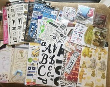 Large Lot Of Scrapbook Journal Stickers  Embellishments Variety Of Themes