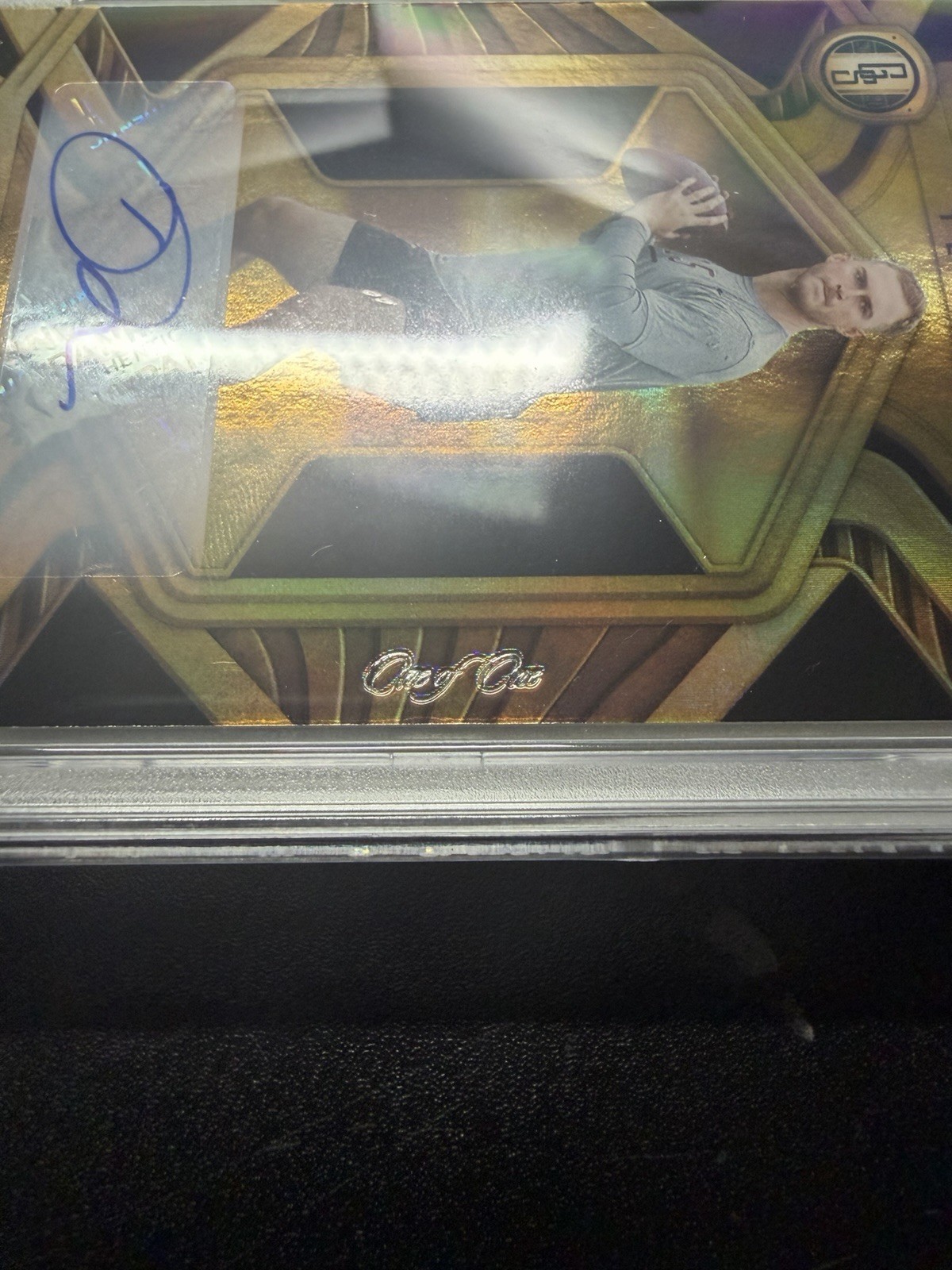2021 PSA 9 Davis Mills Gold Standard 1/1 Black RC Auto!  TRUE 1/1! 24hr Auction! view 4