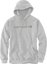 Carhartt Signature Logo Sweatshirt Hoodie Pul...